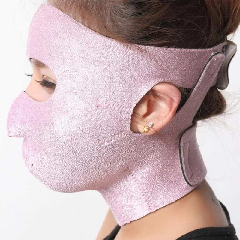 

HANRIVER Beauty Health Care 3D V Face lift up Massage Belt Facial Mask Relaxtion Facial Belt Lifting Chin Slimming Cheek Bandage