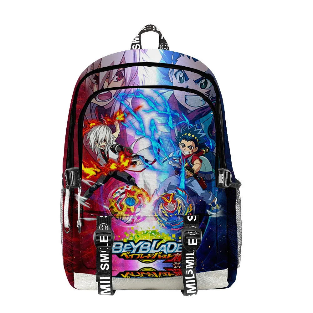 Trendy Popular Beyblade Burst Evolution School Bags Unisex 3D Print Oxford Waterproof Notebook multifunction Travel Backpacks