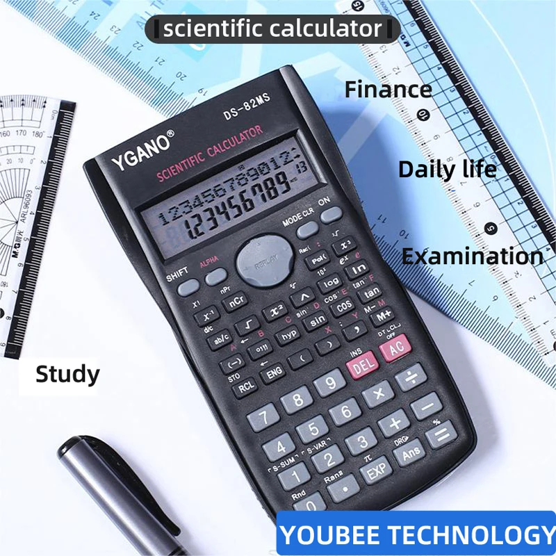 Calculatrice scientifique multifonctionnelle portable, outil de calcul de comptabilité, ingénierie scolaire, bureau d'apprentissage