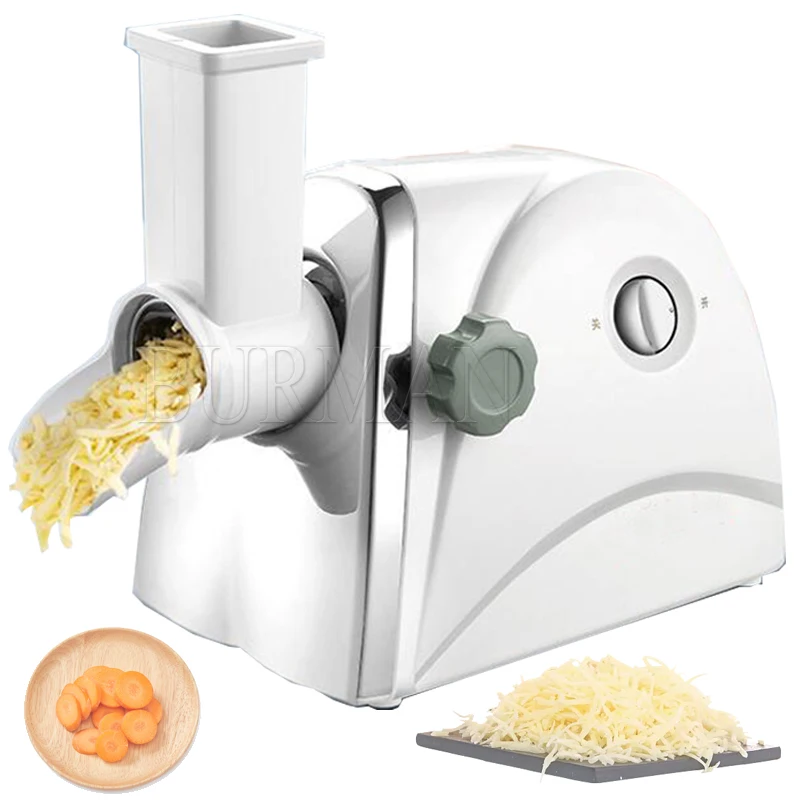 Cheese Slicer Electric Vegetable Cucumber Radish Shredder Stainless Steel Mozzarella Grater