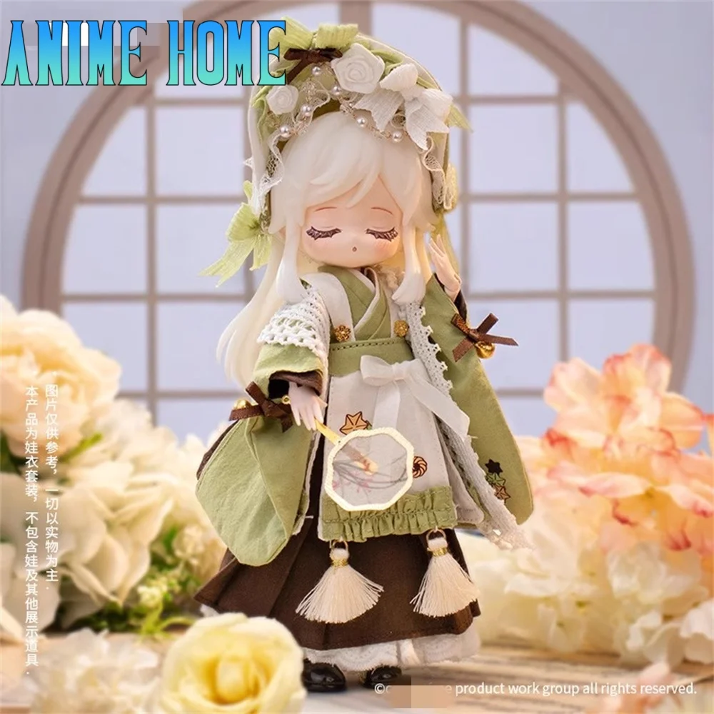 

Fairy Tale Handmade Green Clothes OB11 1/12 BJD Casual Lolita Costume Cosplay Cute Props