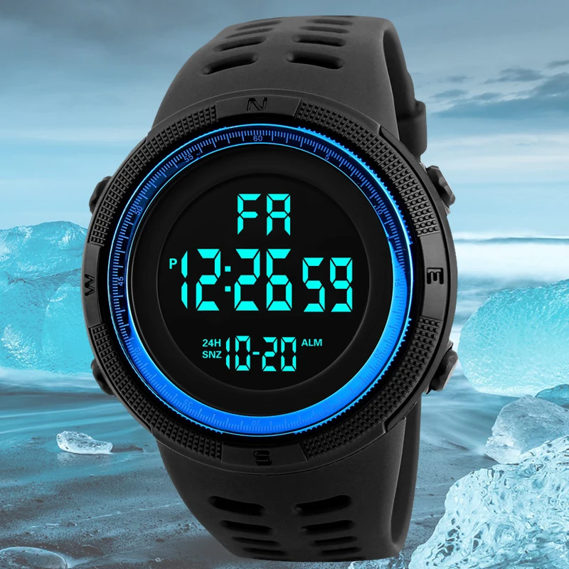 Multifunction Electronic Watch for men Alarm Clock Luminous Sweaterproof Calendar Kids Boys Teen Outdoor Digital Sports Watches