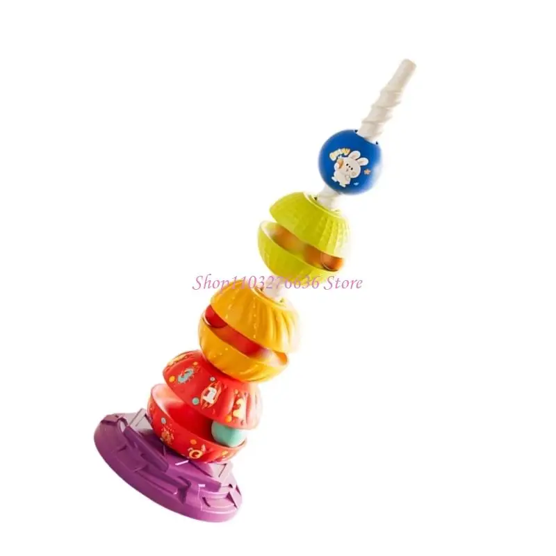 R6FD Baby Stacking Tower Toy Logical Thinking Early Learning Sorting Fine Motor Toy
