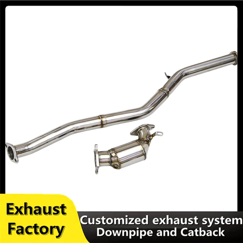 Downpipe For Subaru WRX 2.0 2018 No Cat Car Accessories front section head section exhaust pipe system