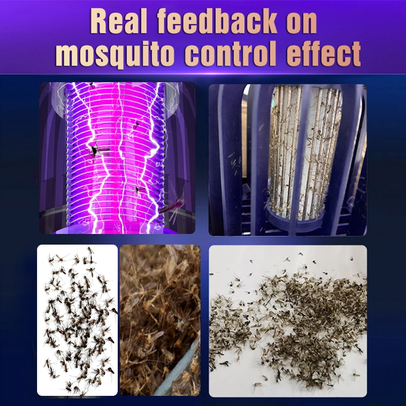 Electric Mosquito Killer Lamp Mute Radiationless USB Rechargeable Insect Repellent Fly Trap Bug Zapper For Room AntiMosquito