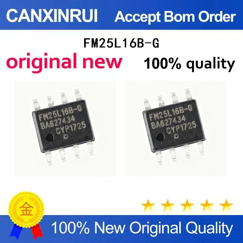 (5-100pieces)FM25L16B-GTR FM25L16B-G FM25L16-G SOP8 SMD Ferroelectric Memory Chip