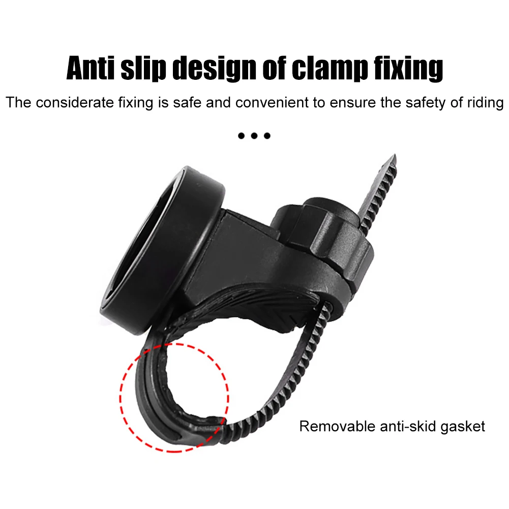Bicycle Computer Mount Universal Type Bicycle Headlight Base Computer Bracket Rotatable for Garmin Varia Radar Taillight Bracket