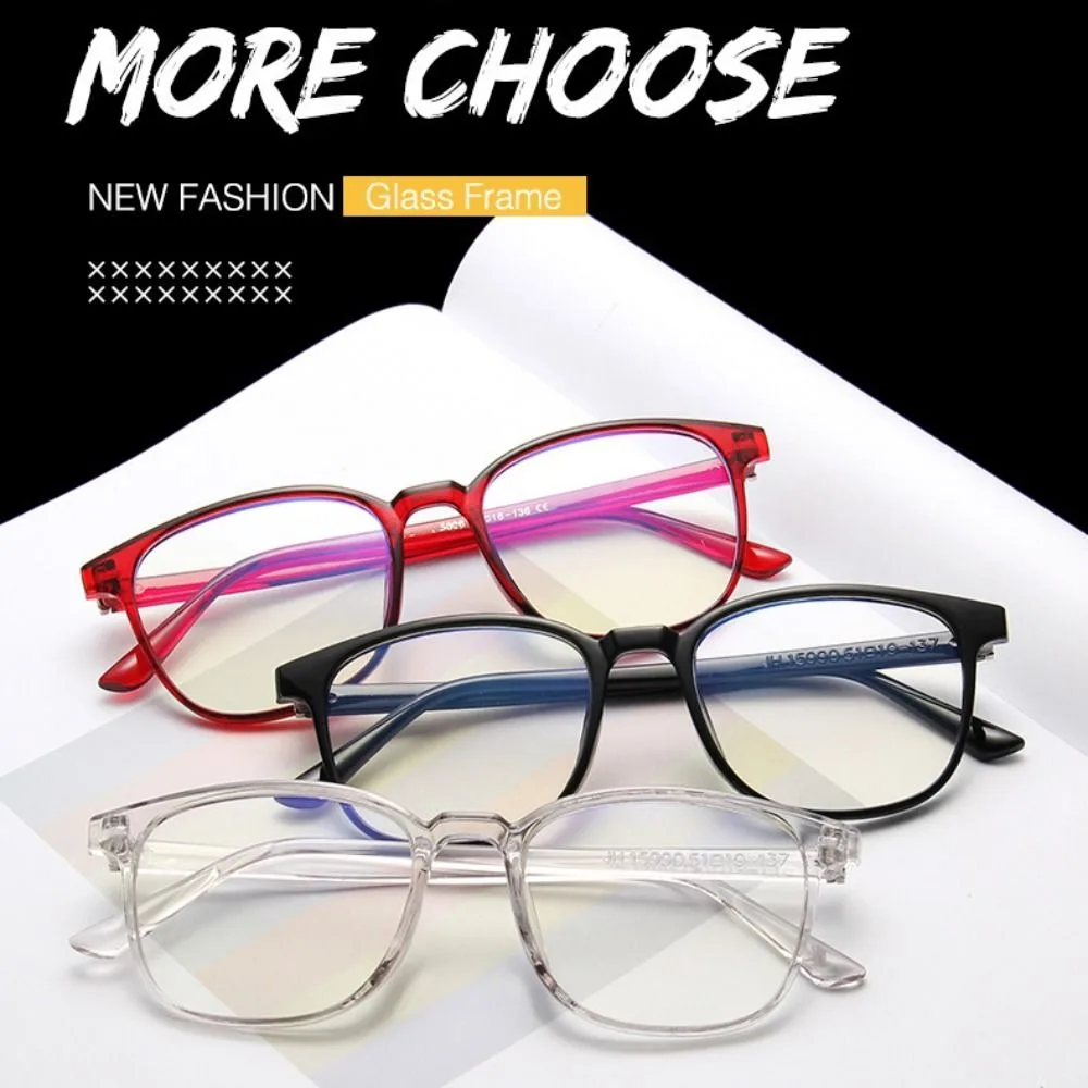 جديد دائم جودة عالية ريترو PC نظارات للقراءة أسود أزرق شفاف إطار دائري نظارات مكافحة نظارات زرقاء الرجال النساء #2