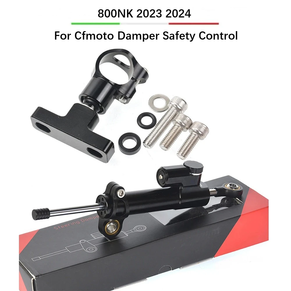 Motorcycle Accessories Directional Damper Shock Absorber Stabilizer Steering Dampers Bracket For Cfmoto 800NK 2023 2024 NK800 NK