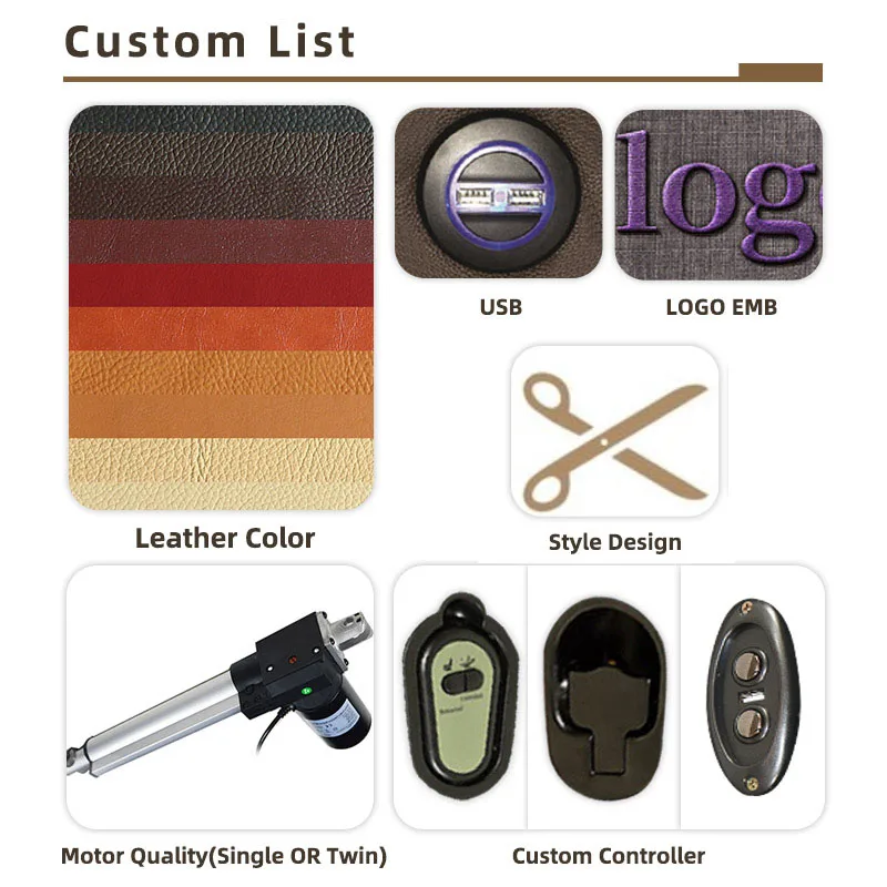 غرفة المعيشة الفاخرة الحديثة كسول التلفزيون الكهربائية الارتفاع رفع صالة واحدة الجلود الاصطناعية تدليك المسنين كرسي أريكة كرسي #4