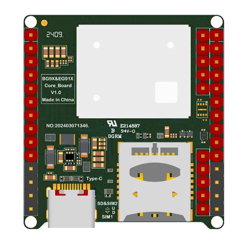 Quectel EG912U-GL LTE Cat1 Global Module Core Board GNSS Positioning BT WIFI Open and Python Secondary Development