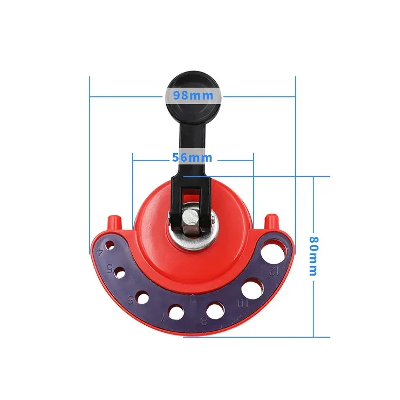 Adjustable Glass Openings Locator Diamond Drill Bit Tile Hole Saw Core Guide with Sucker Wood Working Accessories for Carpenter