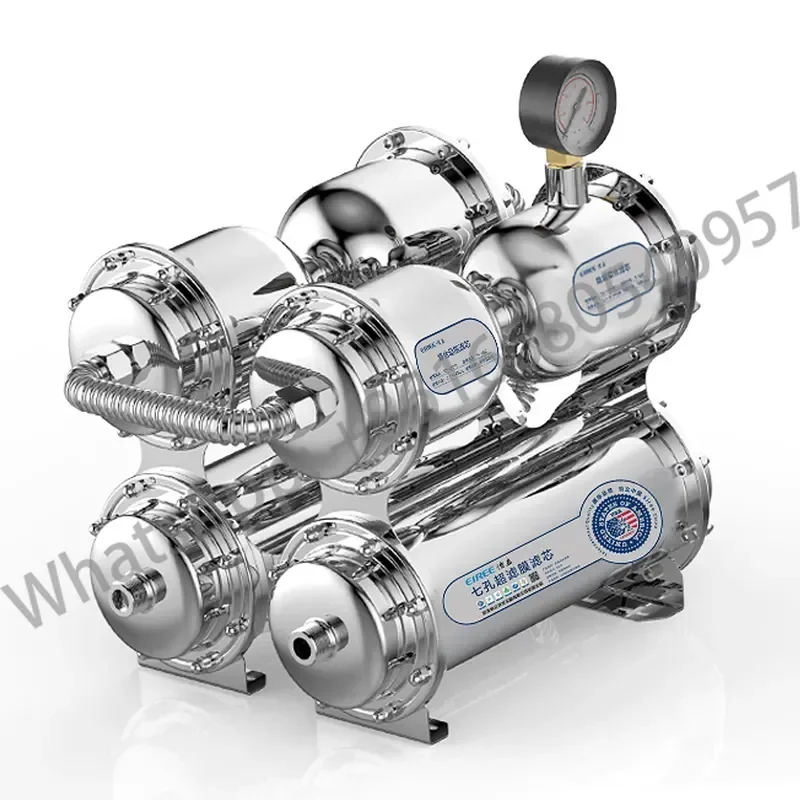 Popular Kitchen Under Sink UF Membrane Water Filter System 6 Stages 500L Stainless Steel Water Purifier