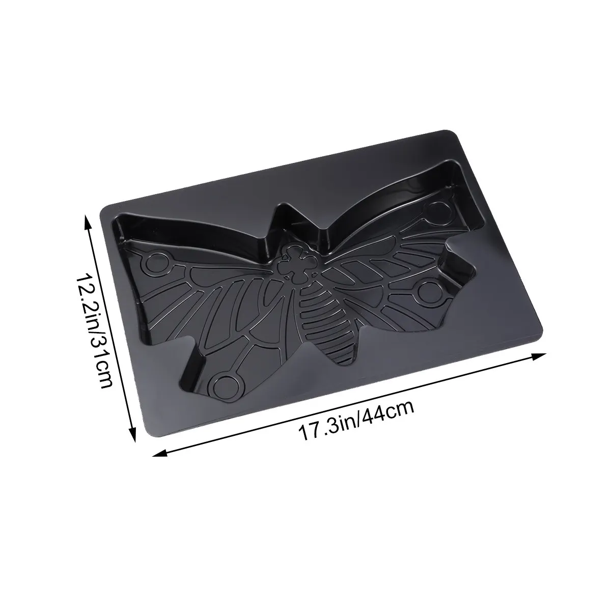 Butterfly Shape Cement Brick Mold Reusable DIY Path Maker Mold Manual Concrete Paver Tool for Patio Walkway Courtyard Driveway
