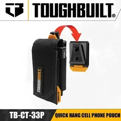 TOUGHBUILT TB-CT-33P Caja para teléfono móvil con herramientas y bolsa para colgar rápido