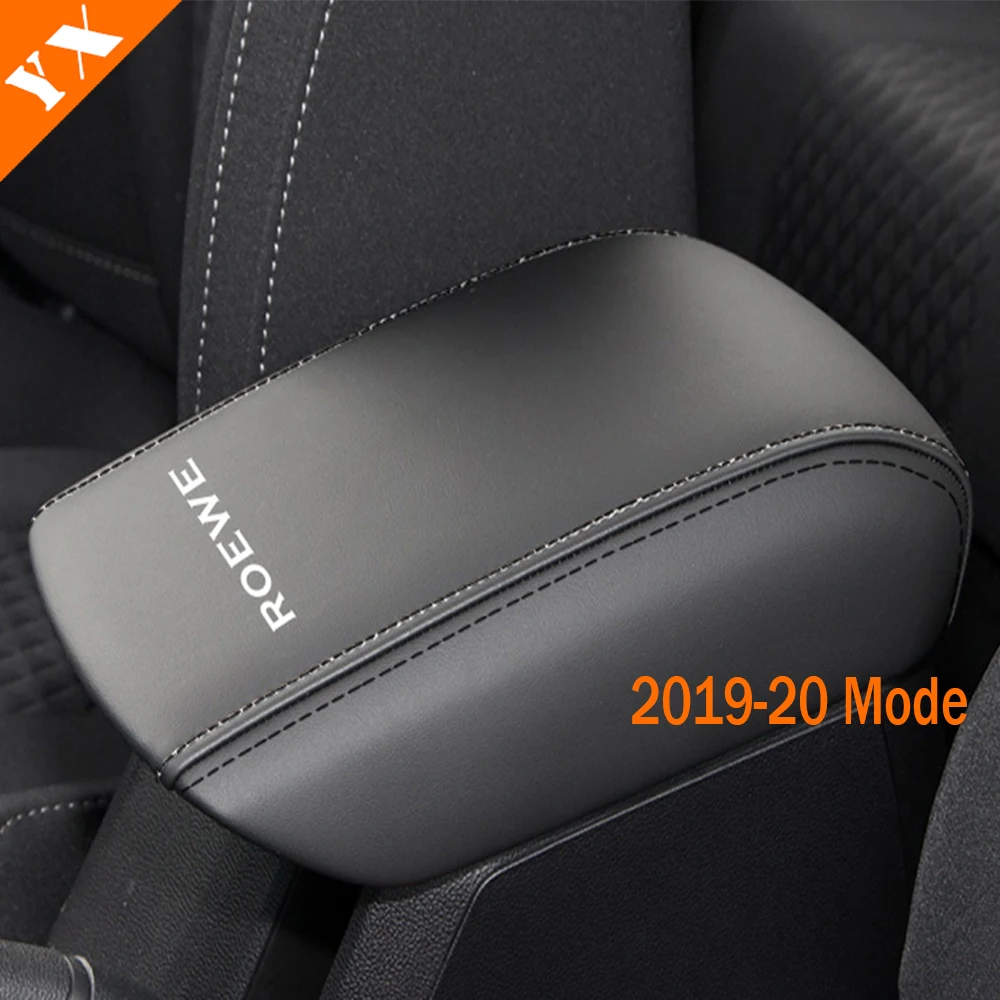 For Roewe I5 2019-2023 Accessories ABS Leather Garnish Car Central Console Armrest Cover Decor Anti Scratch Trim