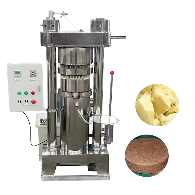 Automatic Industrial Processing Line Equipment Plant Chocolate Cocoa Sauce Paste Butter Press Extract Powder Making Machine