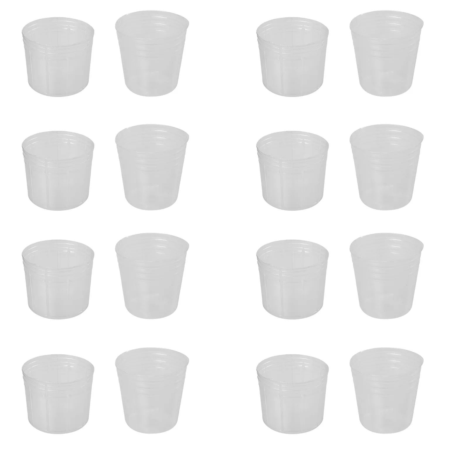 50Set Plastic Gardening Pots for Plants Nutrient Cup Design Ideal for Milkweed Moon Flower Transplanting High Survival Rate