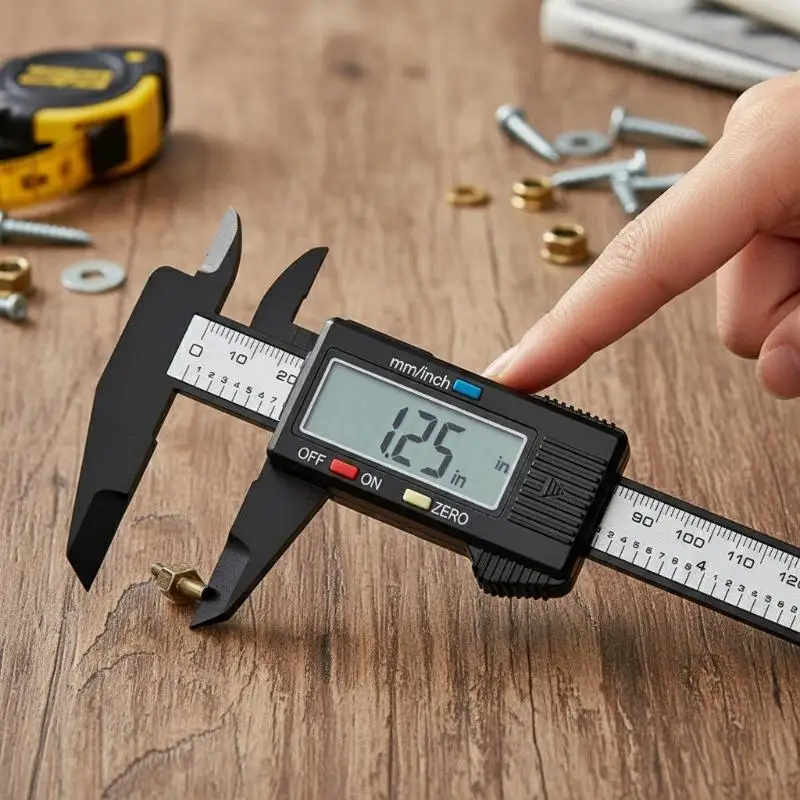 6inch Digital Vernier Caliper 0-150mm LCD Electronic Ruler Accurate Measurement Tool for Field Engineers