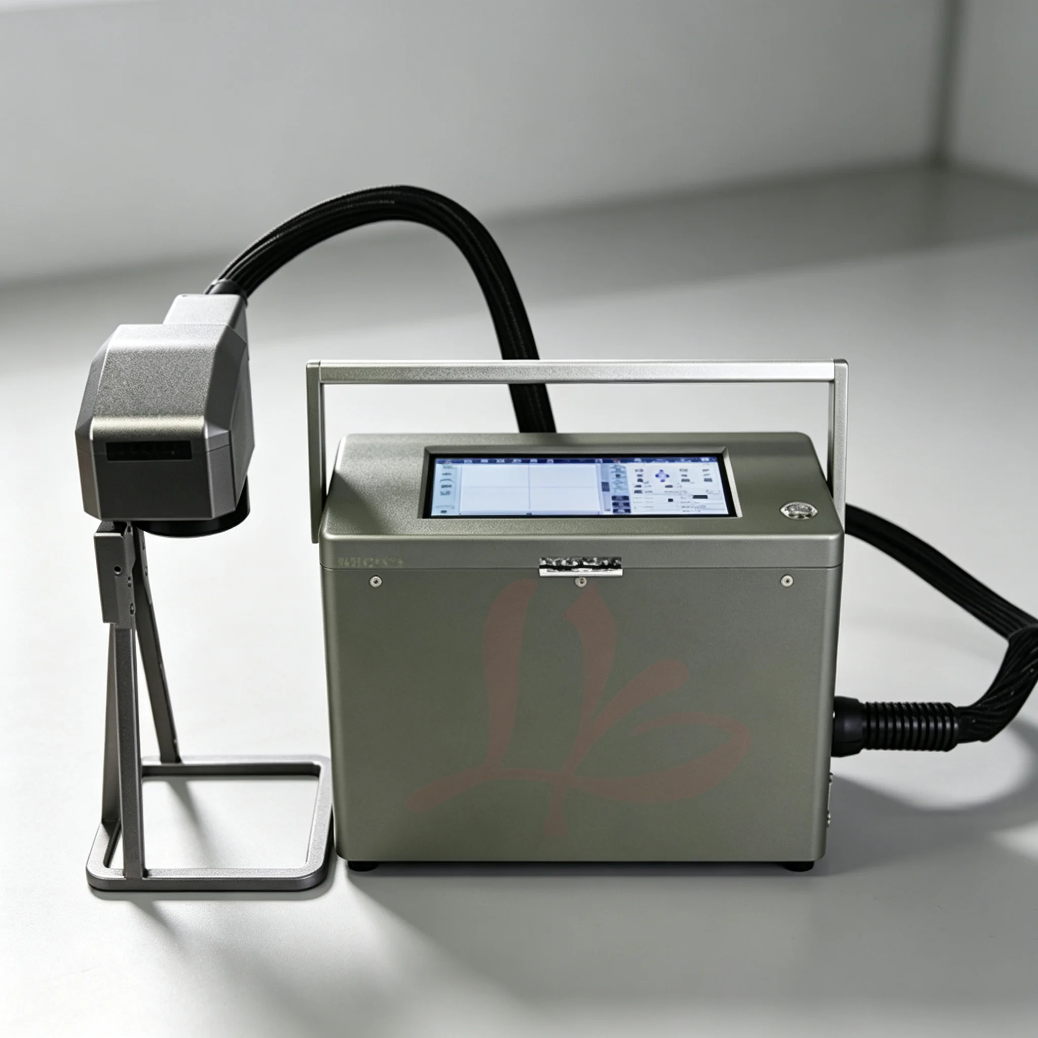 Wireless Lithium Battery Fiber Laser Marking Machine 20W 30W 50W MAX Metal Engraving Machine for PVC Plastic Stainless Steel