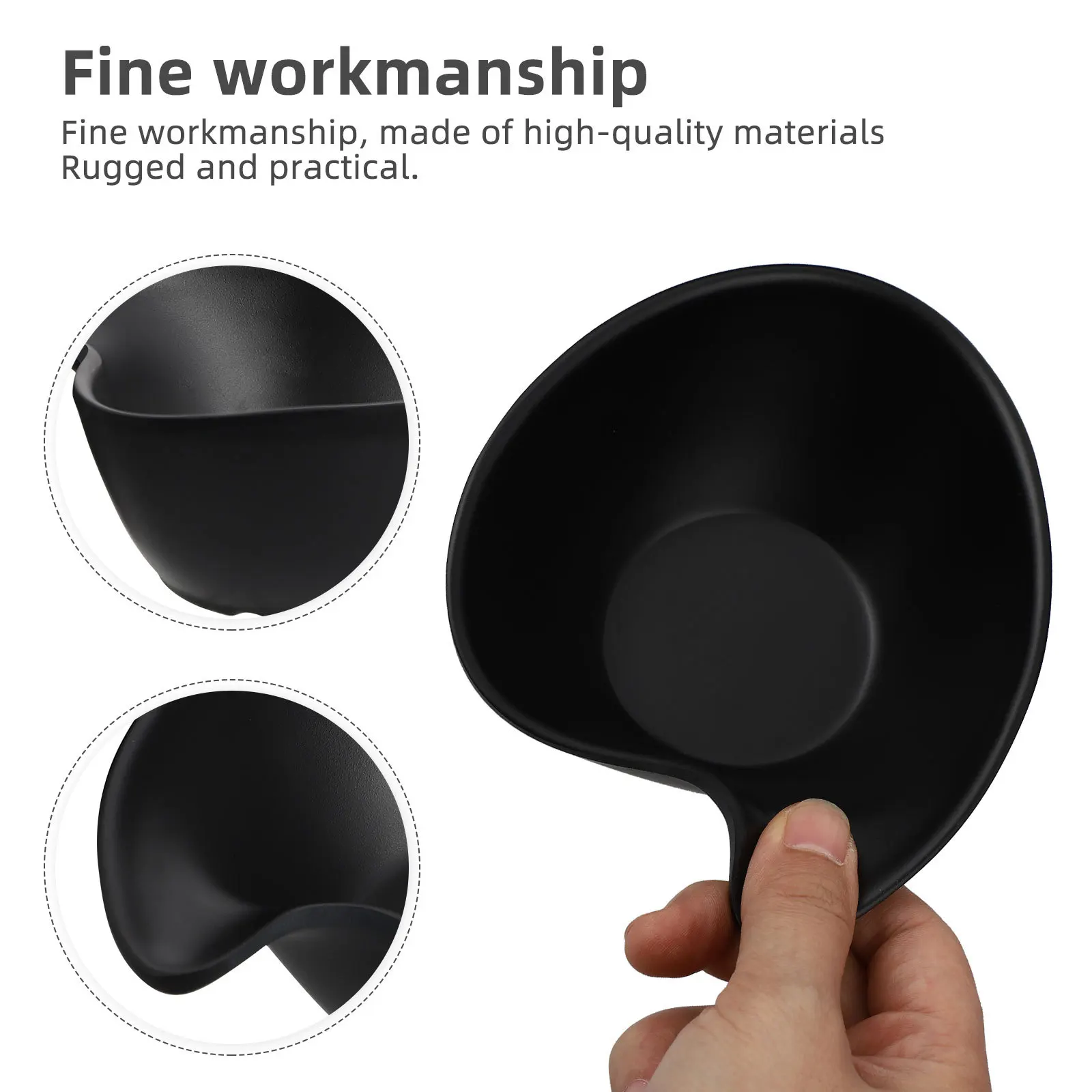 

2Pcs Sauce Bowls High Quality Melamine Smooth Surface for Restaurant Hot Pot Seasoning Dishes Practical Tableware