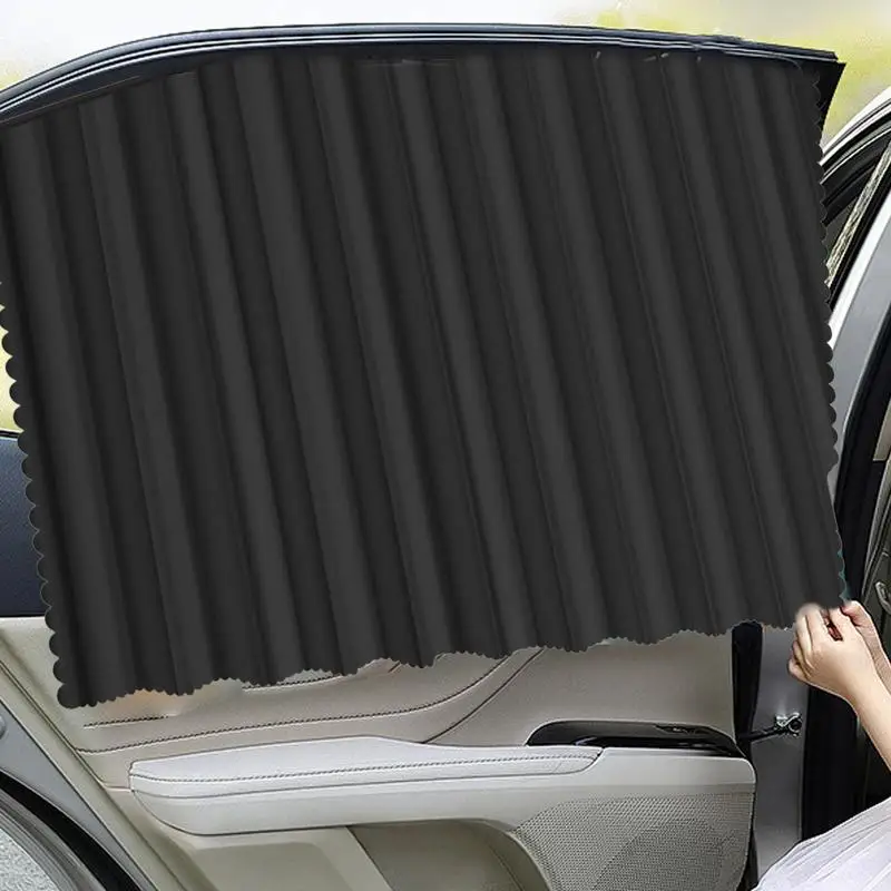 Magnetic Side Window Sunshade 4PCS Sun Proof Sun Shade With Heat Insulation Soft Window Shades For Family Car & Commercial