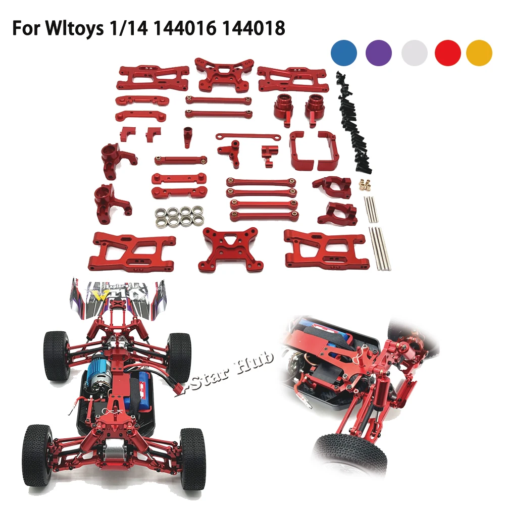 

Раздвижной рычаг, тяга, чаша рулевого управления для Wltoys 1/14 144016 144018, аксессуары, Детский комплект, модель радиоуправляемого автомобиля, багги-машинки на гусеничном ходу