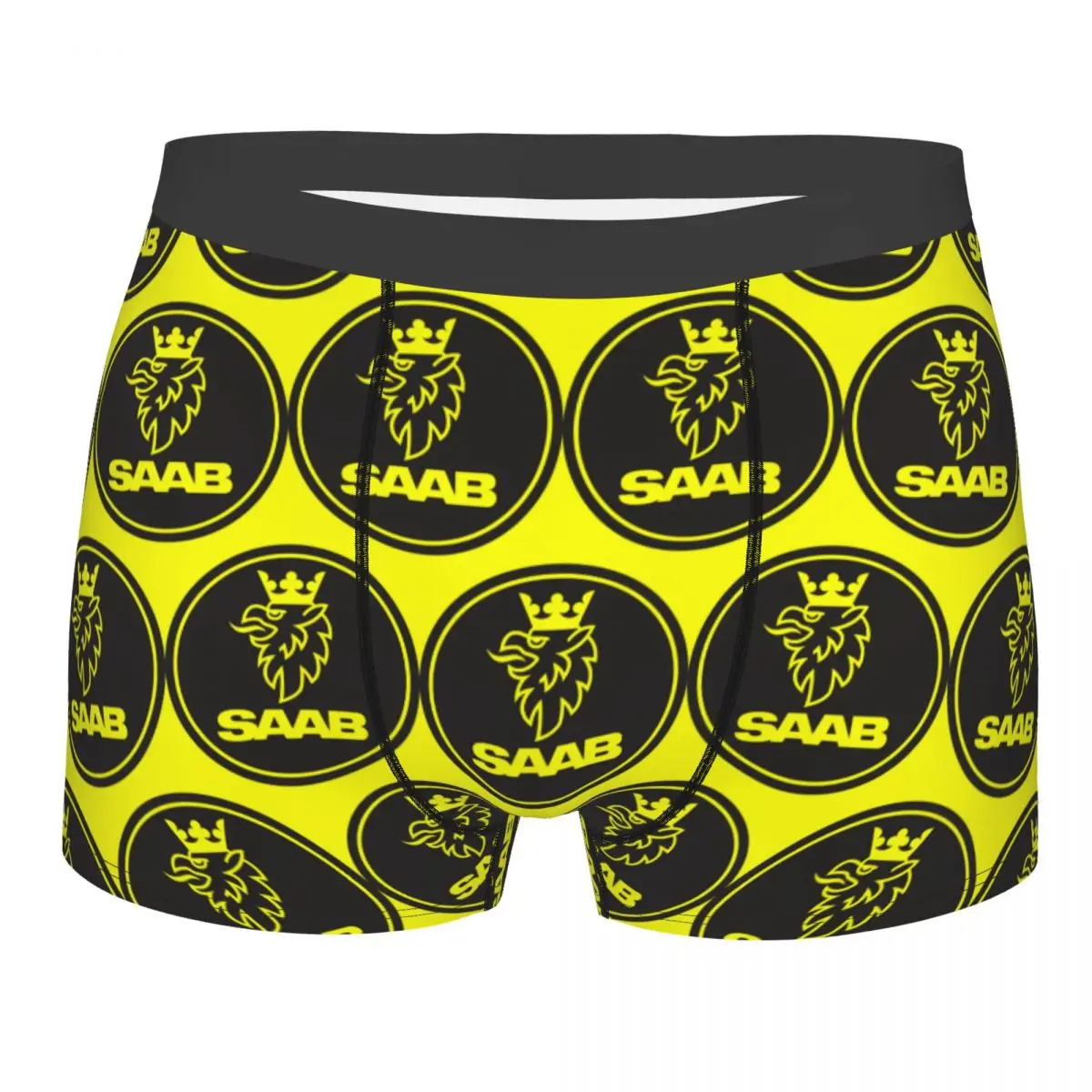 Custom Swedish Saabs Scanias Boxer Shorts For Homme 3D Printed Underwear Panties Briefs Stretch Underpants