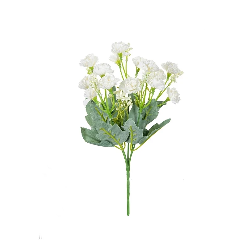 Künstliche Blumen Rose Nelke Festlicher Kranz Zubehör für Außenbereich Garten Zuhause Büro Vase Braut Hochzeitsdekoration DIY Geschenk Requisiten – Detail 21
