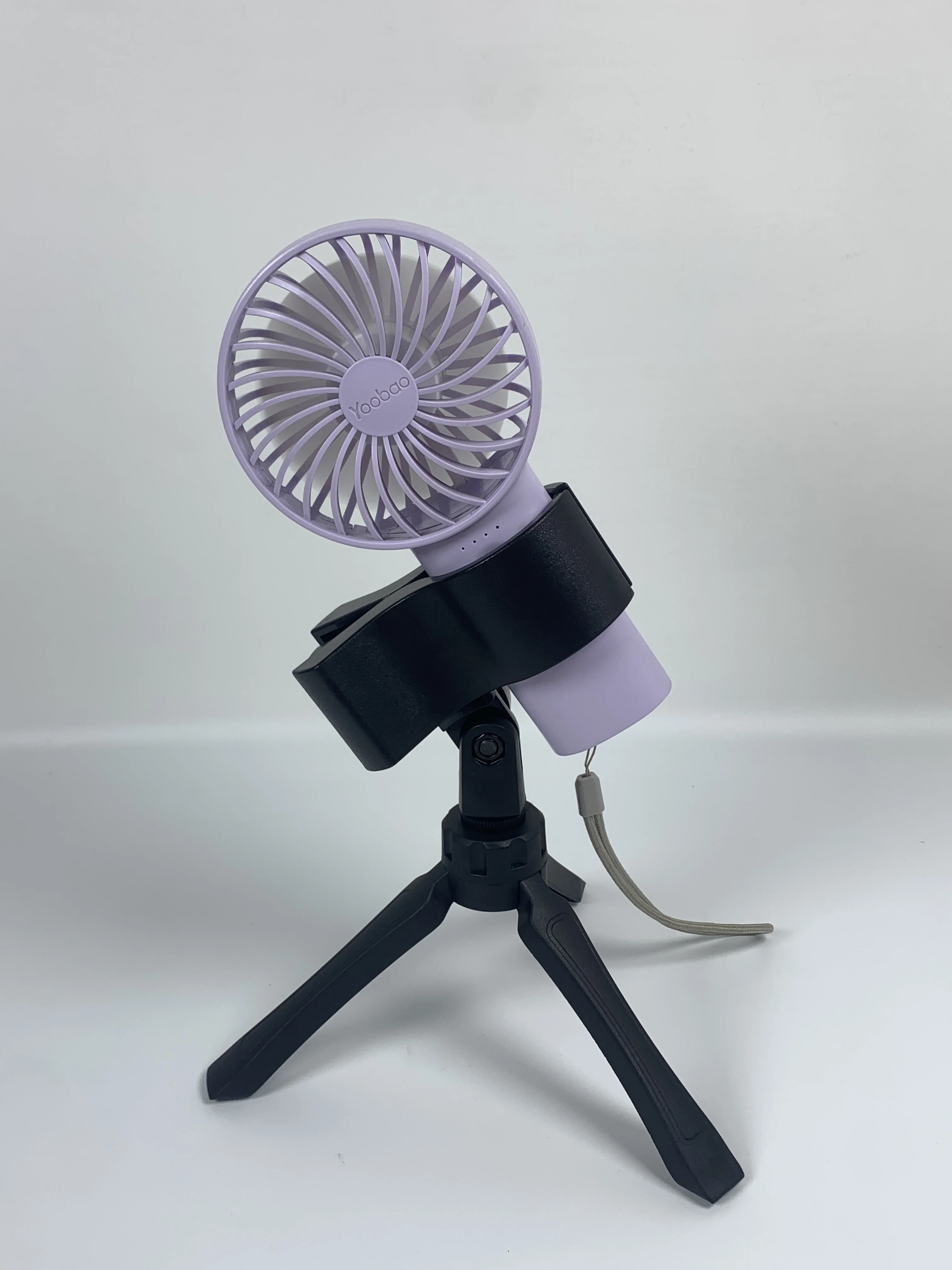 Adjustable Height Tripod Desktop Fan Clip Bracket Small Fan Fixing Clip Stand for Home Office Desk