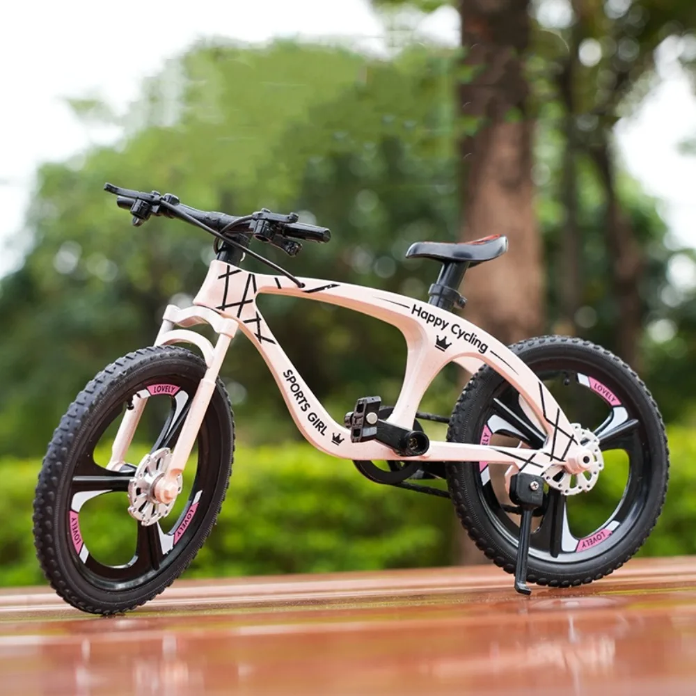 

1:8 Scale Mini Bicycle Model Simulation Racing Metal Mountain Bike Toy Ornament Diecast Road BMX Bike Model Kids Toy