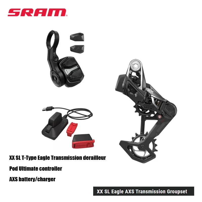 

Новый SRAM XX SL Eagle AXS Трансмиссия Groupset XX SL T-Type Eagle трансмиссионный переключатель передач Pod Ultimate controller