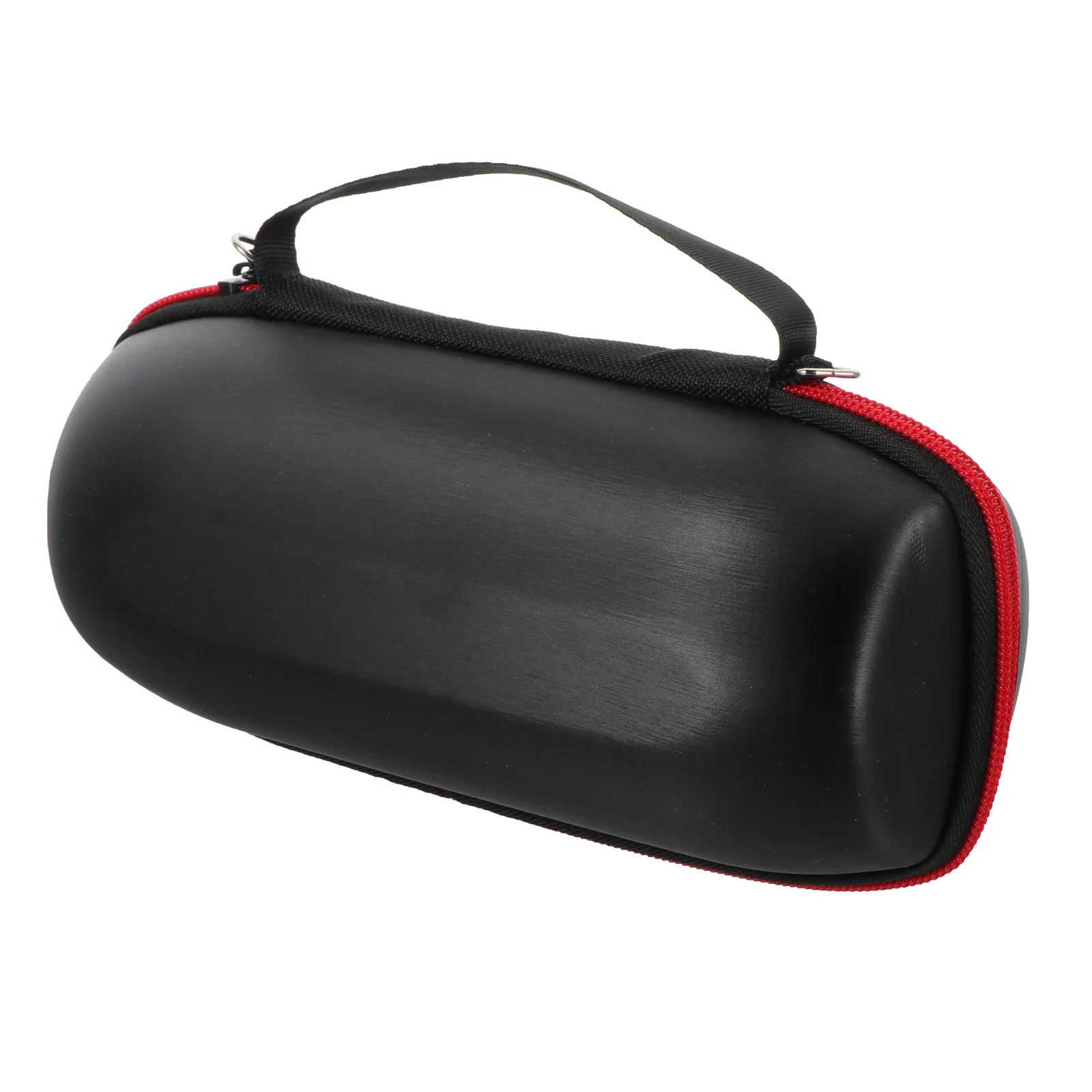

Wireless Speaker Carrying Case Black Durable Shockproof Eva Storage Bag Portable Microphone Pouch Organizer Lanyard