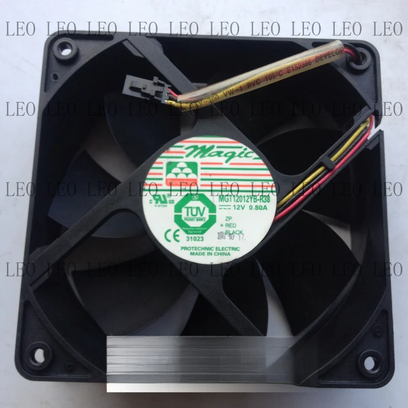 MY 1pc For MAGIC MGT12012YB-R38 cooling fan 12V 0.80A 12038mm 3pin