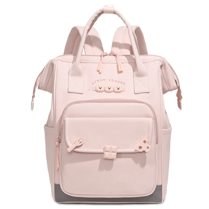 New Diaper Bag Backpack Fashion Trend Baby Bag Large Capacity Multifunctional Going Out Lightweight Baby Products Storage Bag