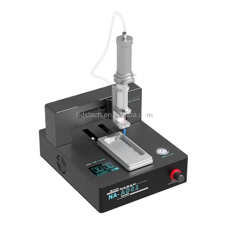 

Automatic Nasan Da01 Frame Glue Dispenser Machine With Cooling System For Phone Frame Back Glass Gluing With Full Set Mold
