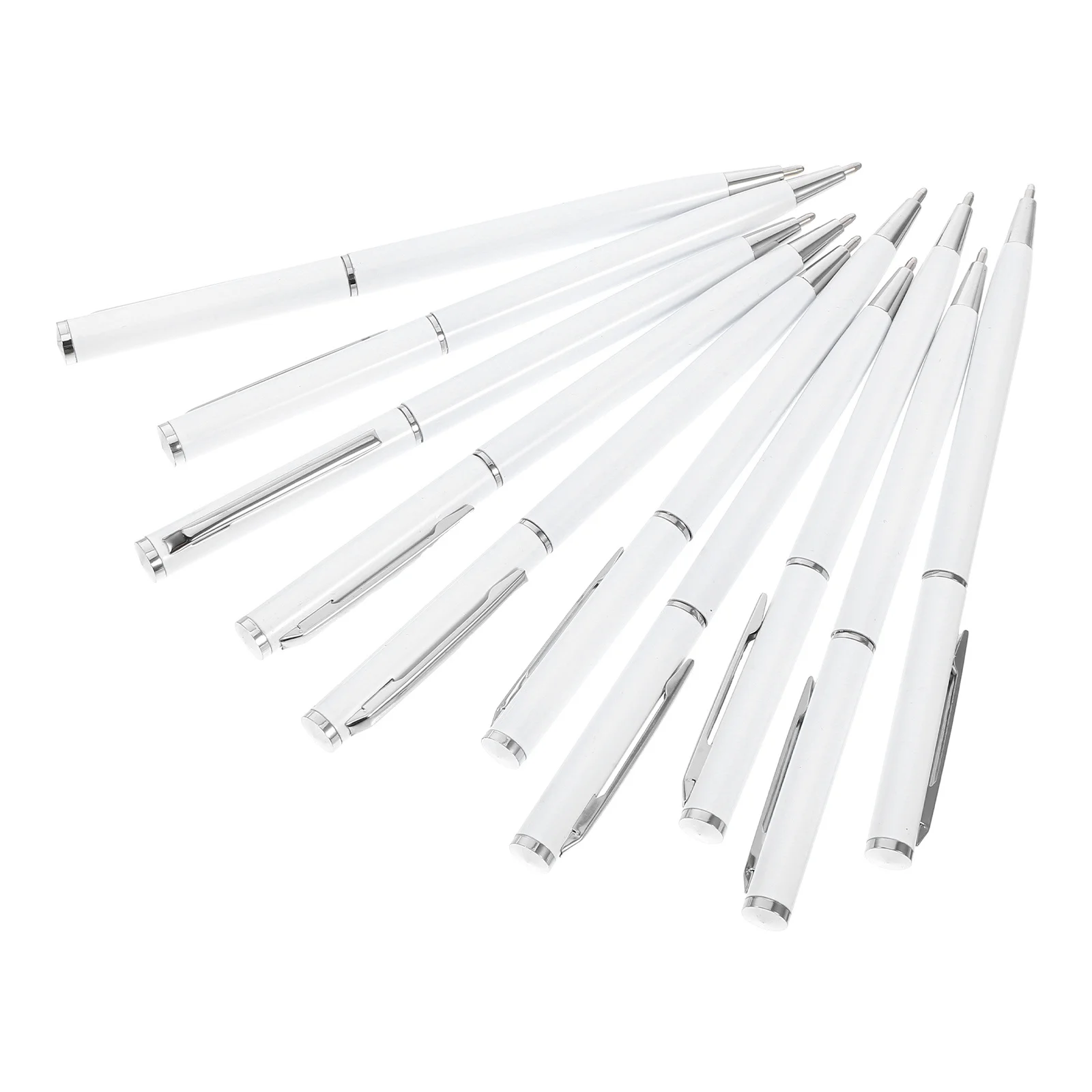 

10Pcs Metal Ballpoint Pen Smooth Rotating Design for Business Office Professional Use Ergonomic Writing Instrument
