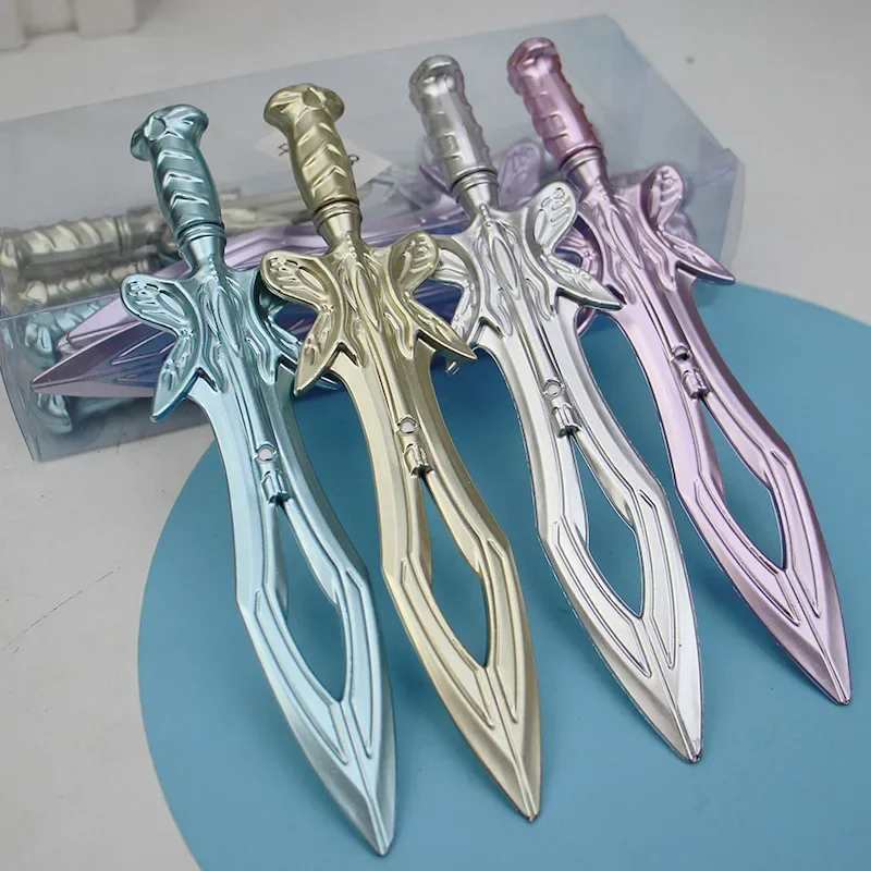 

30PCS Creative Stationery Knife Neutral Pen Cold Weapon Water Pen Cute Student Office Stationery Signature Pen