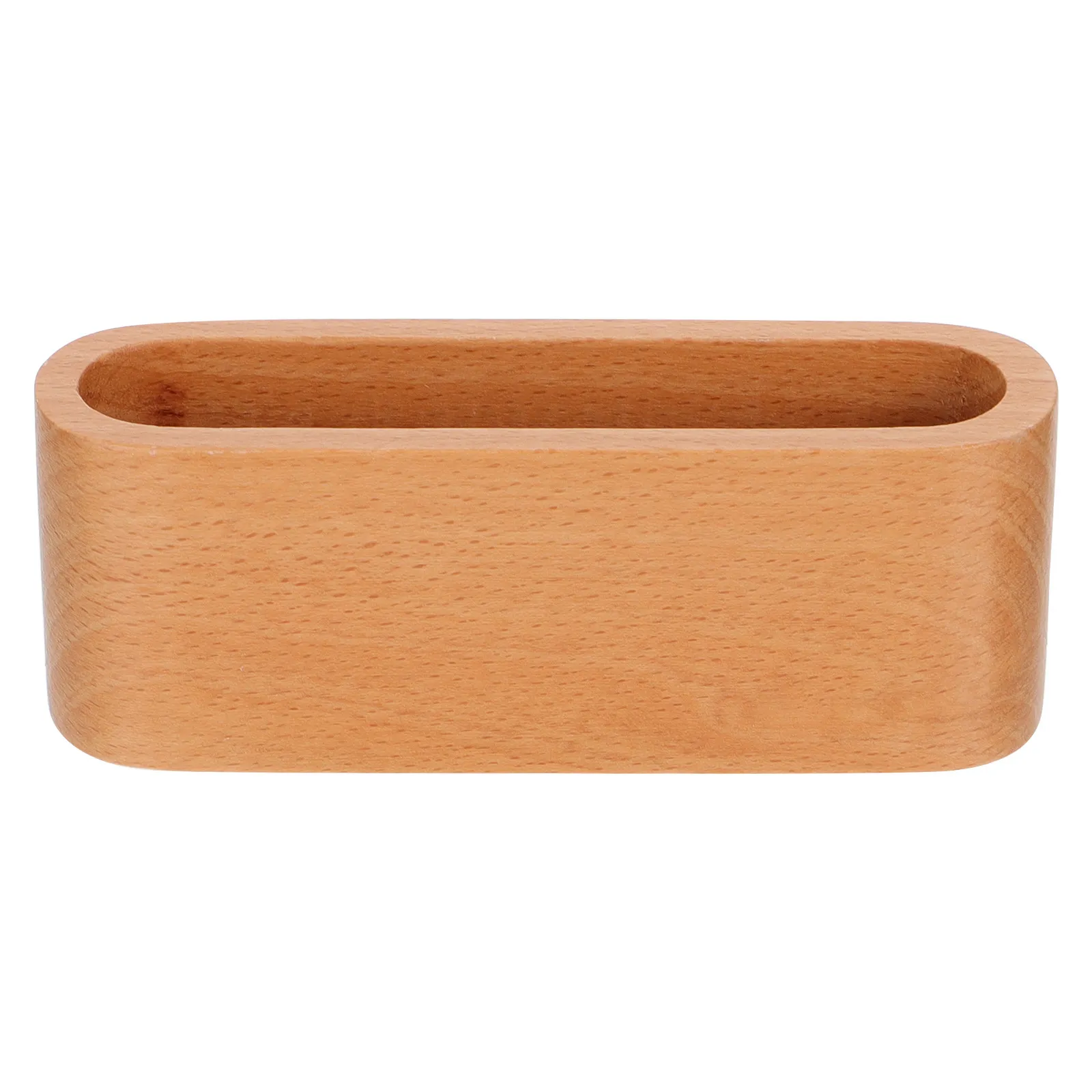 1Pcs Exquisite Solid Wood Message Box Stylish Desktop Memo Organizer for Notes Cards Photos Teacher Friend Family Gift Cards
