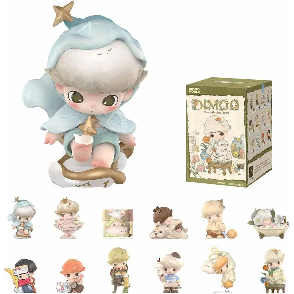 

MART DIMOO The Missing Day Series Blind Box igures, Collectible Toys Home Decorations, day Birthday Gits or Girls and Boys, Sing