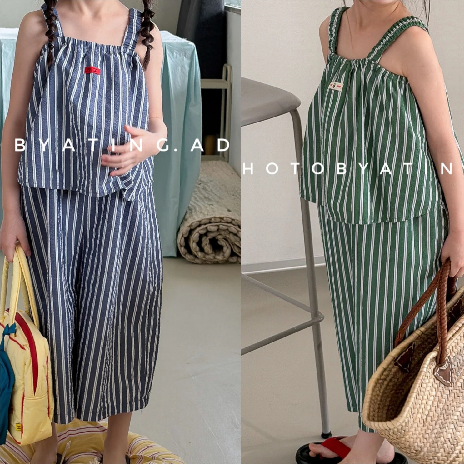 2026 Summer New Arrival Children Wear Korean Version Girls Sleeveless Suspender Shirt Cute Short Skirt Casual Outfit for Kids