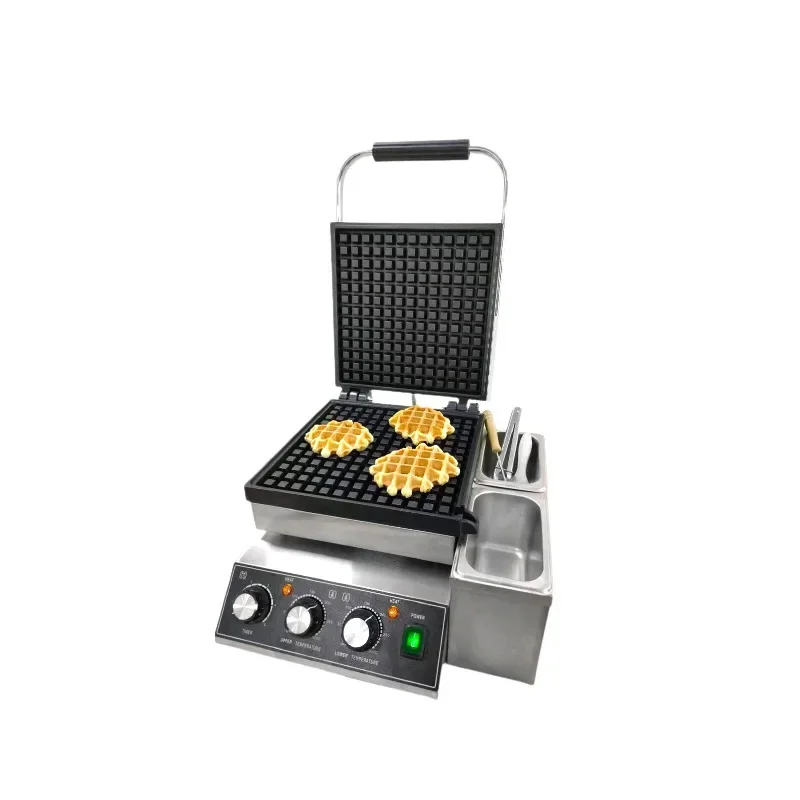 A whole piece of waffle stove, croissant waffle maker, Belgian muffin maker.