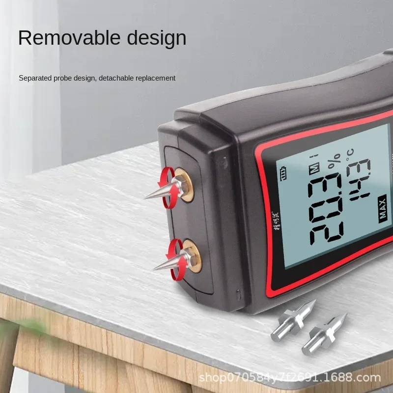 Latest noyafa NF-568 Wood Moisture Tester Inductive Moisture Tester Powder Wall Brick Wall Moisture Tester
