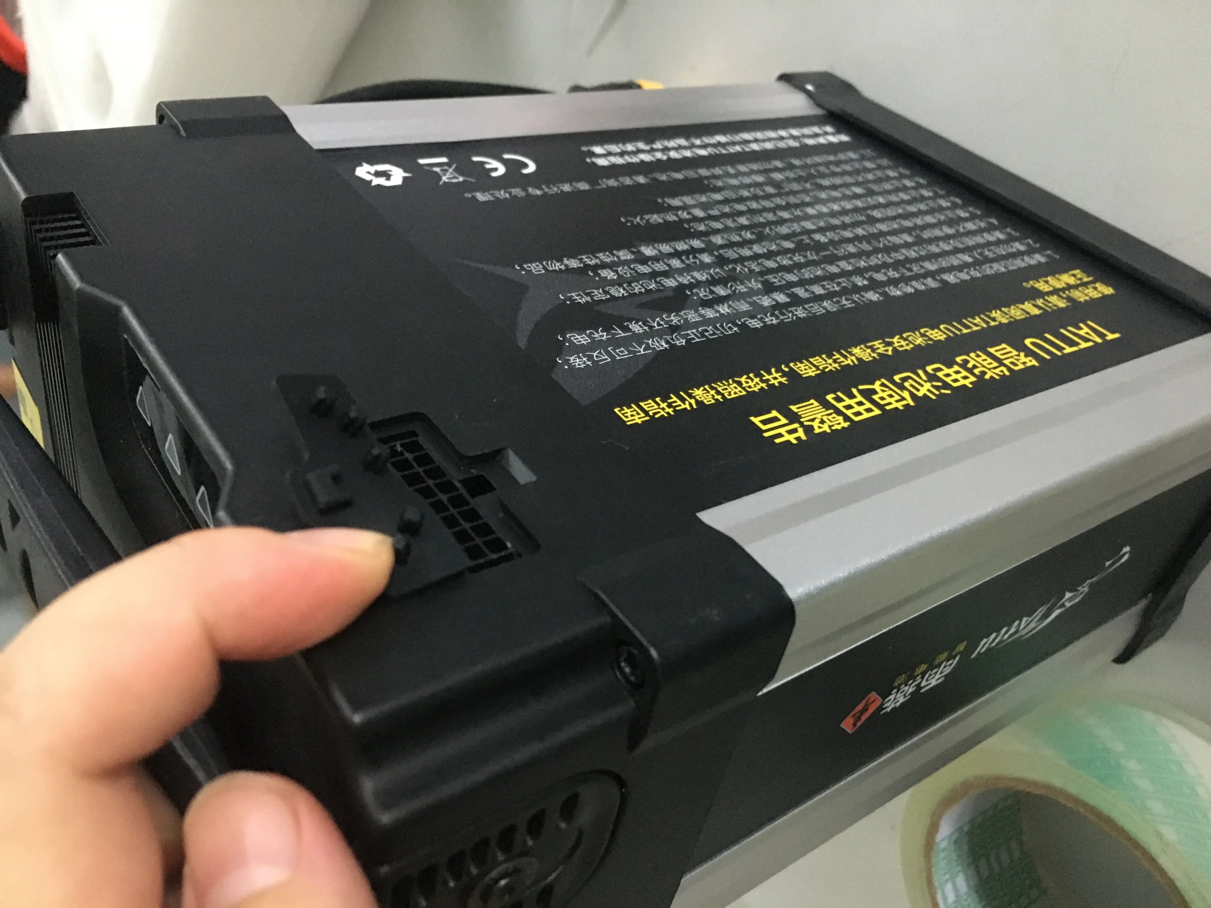 TATTU baterai 22000mAh 44.4V 12S, dengan colokan AS150 ledakan baterai LiPO 25C untuk Multirotor FPV Hexacopter Octocopter