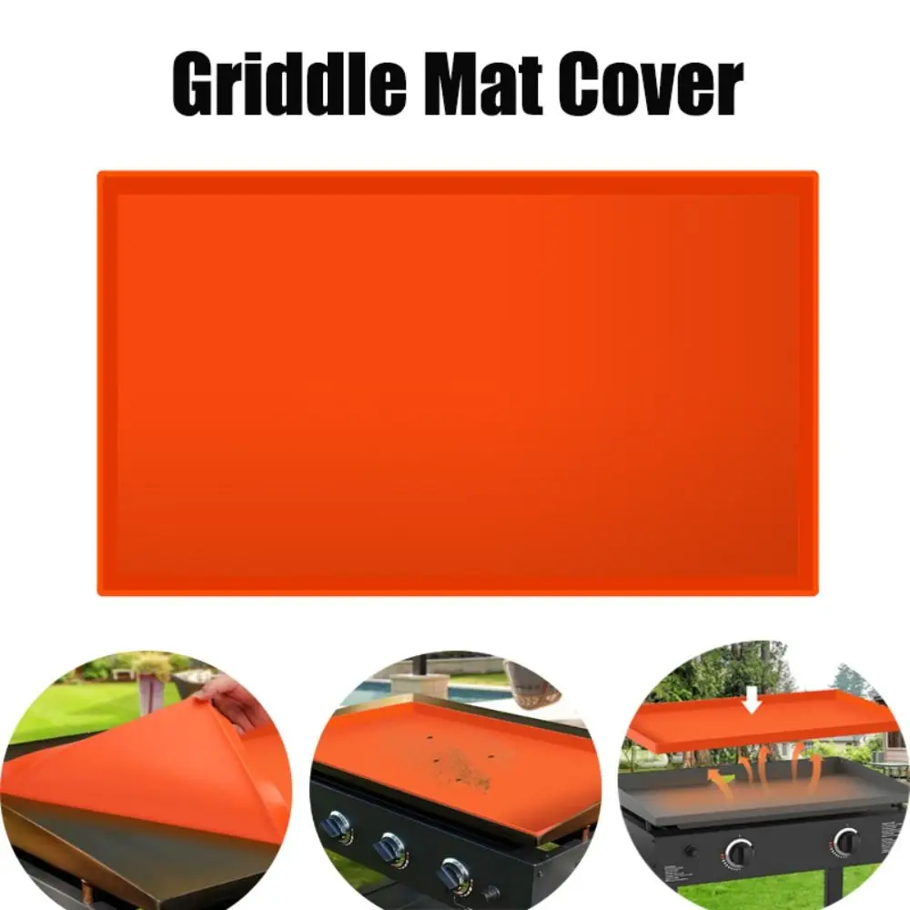 

36 Inch Griddle Mat Cover Against Grease Against Dirt Griddle Cover Heat Resistant True All-Encompassing Coverage
