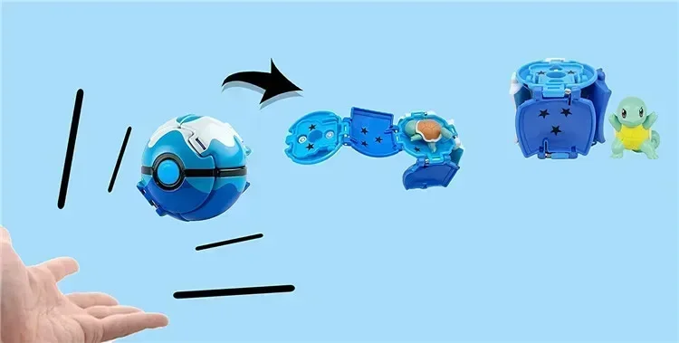 Pokemon Schlafpuppen Geschenke / Ballspielzeuge Pikachu Bulbasaur Eevee Snorlax Jirachi Komala PVC Anime Figuren Kawaii Spielzeuge – Detail 20