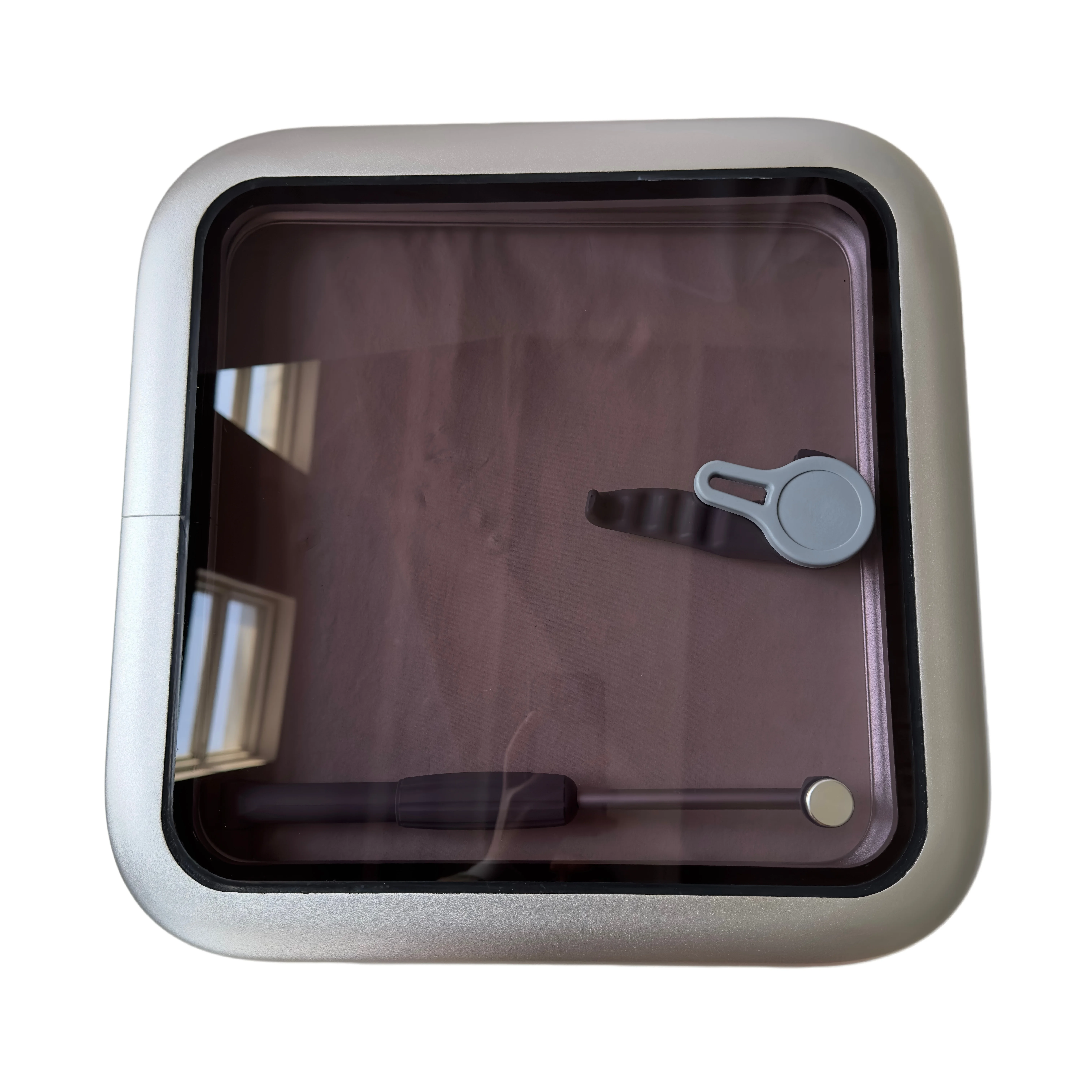 Hot Sale Customized Square-portholes Aluminum Tempered Glass Skylight Escape Hatch Window New Condition for Boat Yacht Deck