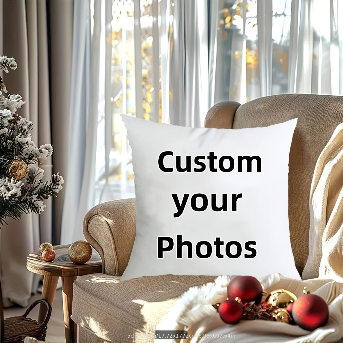 Custom Pillow Covers—Personalize them with any photo of your choice. A great gift idea. Pillow inserts are not included
