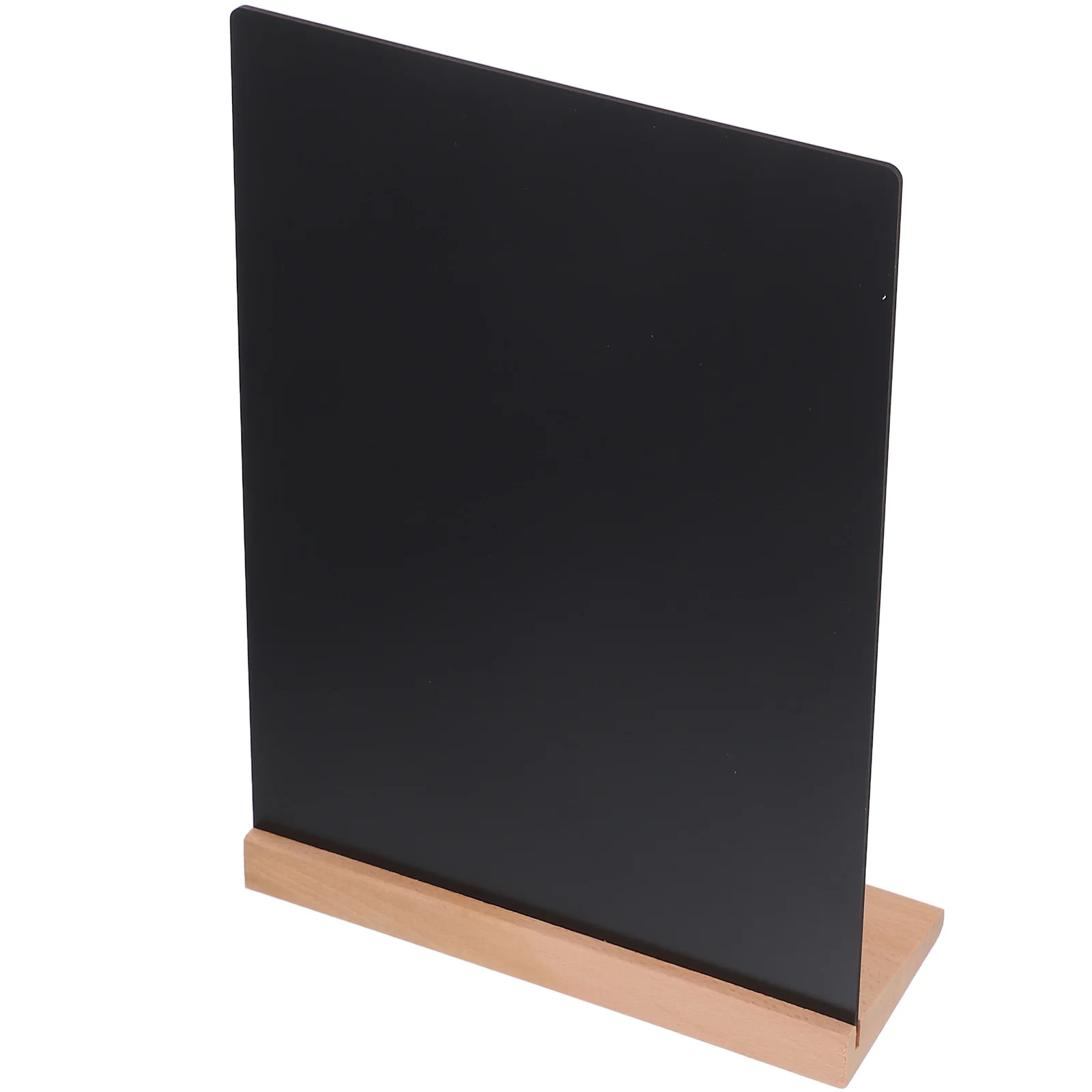 

1 set Hand Drawn Blackboard Desktop Chalk Simple Decor Erasable Standing Sign Chalk Board Sign Board Writing Display
