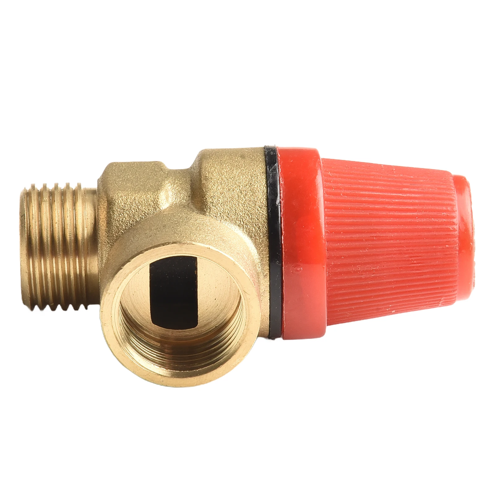 Brass Safety Valve Drain Relief Switch Inner Outer Wire For Solar Water Heater System 1/2 Inch Male Female